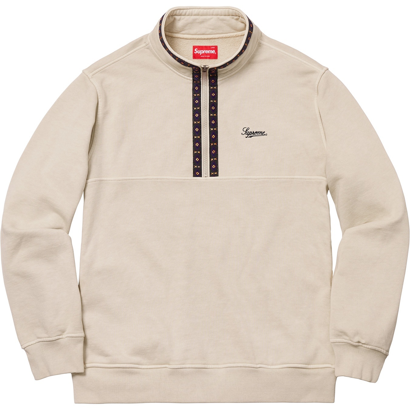 Overdyed Half Zip Sweatshirt view 4